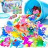 18 Colors Magic Water Elf Kit with 20 New Molds, DIY Hydrogel Aqua Fairy Water Gel Toy, Creative Sensory Learning Resources Art Craft Kit for Kids Ages 4-8-12, Educational Birthday for Girls Boys view 3