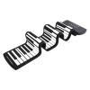 61 Keys Portable Piano, Environmental Silicone Keyboard, Rechargeable, Built in Speakers, Roll Up Piano Keyboard with 16 Tones 6 Demo S, Recording Playback, for Beginners, Children view 1