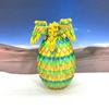 Crystal Winged Dragon with Dragon Egg, 3D Printed Articulated Dragon with Wings, Yellow and Green Crystal Winged Dragon, Fidget ADHD Autism Toy CW007 view 3