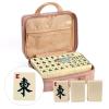 36# Western Style Mahjong Set with Numbers (Ivory) in Handbag view 2