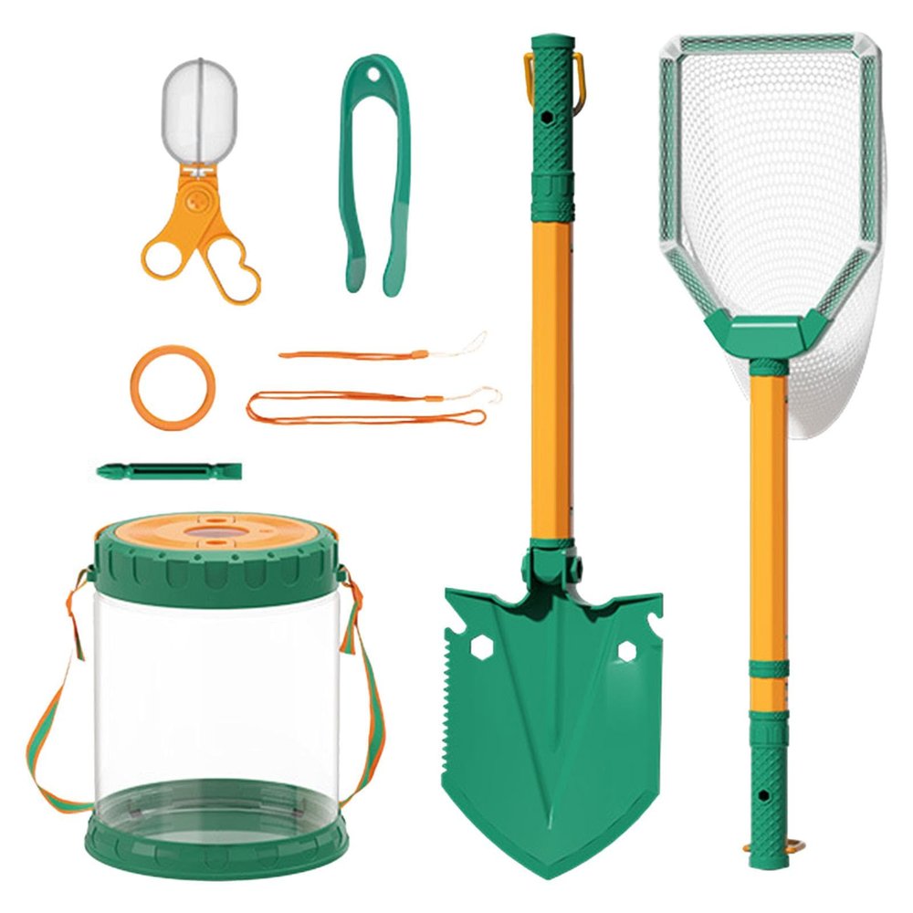 Butterfly Habitat - Butterfly Growing Kit | Versatile Kids Butterfly Catcher | Retractable Butterfly Collection Kit | 360 Rotating Fish Catcher | Adventure Kit for Kids Boys Girls