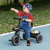 Qaba Tricycle for Toddlers Age 2-5 with Adjustable Seat, Toddler Bike with Storage Baskets for Girls and Boys, Black view 2