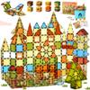VigorFun Magnetic Tiles Building Toys Set for Kids Ages 3-5 4-8, STEM Construction Kit with 8 Magnetic Blocks, Educational Sensory Magnetic Toys Gifts for Toddler Boys Girls Learning Classroom view 1