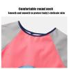 Kids Art Smocks Water Proof Painting Apron Smock Long Sleeves Tie Dye Knee Length Artist Smock with (Red, 3-6 Years) view 3