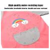 Kids Art Smocks Water Proof Painting Apron Smock Long Sleeves Tie Dye Knee Length Artist Smock with (Red, 3-6 Years) view 4