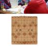 Chinese Chess Set Traditional Xiangqi Strategy Board Game 2 Players Travel Game Set with Foldeble Chessboard and Gold Chess Box for Family Gathering view 2