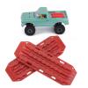 2pcs Upgrade Plastic Recovery Ramps Boards, Bridge Effortlessly Conquer Obstacles RC Car, for Axial RC Crawlers,with Exquisite Appearance, Small Size Simulation Details, (Red) view 2