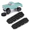 2pcs Upgrade Plastic Recovery Ramps Boards, Bridge Effortlessly Conquer Obstacles RC Car, for Axial RC Crawlers,with Exquisite Appearance, Small Size Simulation Details, (Black) view 3