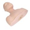 Mannequin Head with Shoulder PVC Makeup Mannequin Head for Wig Hat Display Eyelash Extensions view 4