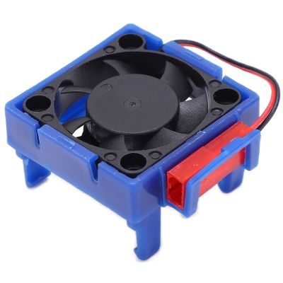 RC Motor Heatsink, Cooling Fan Remote Control Car Mini Motor,Lower ESC Temperature for with Integrated Connector Clip, Suitable Model for Slash for Bandit for Stampede Short