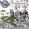 Frontoytall 48 Piece Army Toys, Jumbo Military Airplane, Fighter Jet Helicopter & Soldier Action Figures, Imaginative Play & Party Favors, STEM Toys for Kids Ages 3-12 (ASTM Certified) view 1