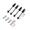 2 Sets RC Body Clip Retainer for Arrma 1/10 Big Rock 3S Granite 3S Kraton Outcast 4S Senton 3S Vorteks 3S Mega550 1/8 Infraction 3S Typhon 3S Vendetta 3S Upgrade Part,Replace #AR390165(Black view 3