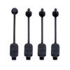 2 Sets RC Body Clip Retainer for Arrma 1/10 Big Rock 3S Granite 3S Kraton Outcast 4S Senton 3S Vorteks 3S Mega550 1/8 Infraction 3S Typhon 3S Vendetta 3S Upgrade Part,Replace #AR390165(Black view 4