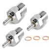 3PCS RC Glow Plugs No.3 N3 Hot 70117 Nitro Engine Parts Replace OS 8 for Losi HPI Redcat HSP Himoto 1/8 1/10 RC Car Truck BuggySilver view 3