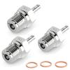 3PCS RC Glow Plugs No.3 N3 Hot 70117 Nitro Engine Parts Replace OS 8 for Losi HPI Redcat HSP Himoto 1/8 1/10 RC Car Truck BuggySilver view 4