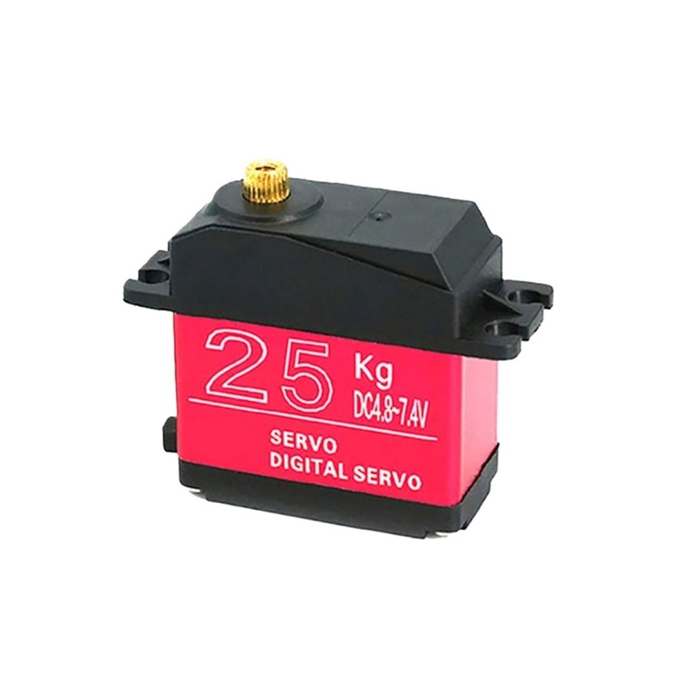 20KG 25KG 30KG Waterproof servo 180 Degree 270 Degree high Torque Digital servo Metal Gear 25T servo arm(1x25kg 270 Degree)