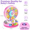 Duchong Learning Toy for 1 2 3 Year Old Girls, Spin and Sing Alphabet Zoo with Sounds, Interactive Educational Toys for Toddlers 1-3, Christmas 1st Birthday Gifts for Baby Girls Boys 9-12-18 Months view 3