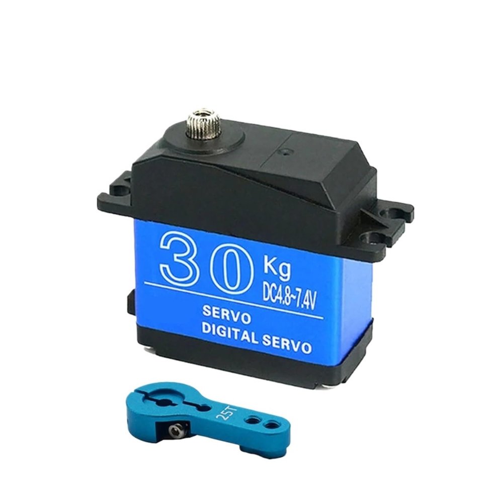 20KG 25KG 30KG Waterproof servo 180 Degree 270 Degree high Torque Digital servo Metal Gear 25T servo arm(1x30kg 180Degree Arm)
