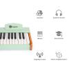Asweets 18 Keys Piano Keyboard for Kids, Toddler Music Educational Instrument Toy, Wooden Piano for Toddlers Girls & Boys, Green view 2
