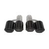 Accessories Titanium Alloy Exhaust Pipe Tail Nozzle H-Shaped Double Nozzle Carbon Fiber Tail Throat Four-Out Tail Throat SIL(Left 63mm Out 89mm) view 3