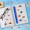 150pcs Ocean Sea Animal Stickers, Waterproof Under The Sea Fish Decals Colorful Marine Creature Labels for Party Favors Scrapbook Laptop Water Bottle Computer Craft Supplies Classroom Rewards view 3