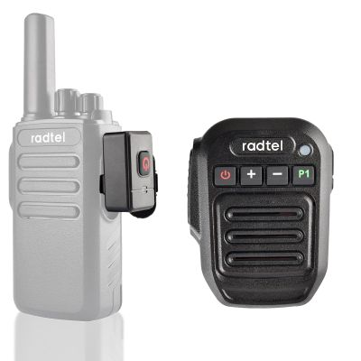 Walkie Talkie Bluetooth Handheld Speaker Mic Compatible with BaoFeng UV-5R BF-F8HP 5RM Quansheng Radios uv-k5 uv-k6 TD-H3 Radtel RT-900 RT-860 (Bluetooth V2)