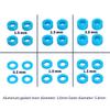 24Pcs M3 Screw Spacer Set 3mm Screws Flat Gasket Washer Spacer for Tamiya 53539 TT02 TT01 XV01 XV02 RC Car view 2