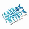DAIHAOUU Metal Suspension Arm Steering Block Set for MJX for Hyper Go 16207 16208 16209 16210 H16 1/16 RC Car Upgrade Parts Kit view 1