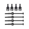 8Pcs Metal Drive Shaft CVD and Gearbox Joint Cup Differential Cup for Tamiya TT01 TT02 TT-01 1/10 RC Car Upgrade Parts view 1