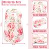 Infant Car Seat Insert, HNHUAMING Baby Car Seat Head & Body Support for Newborn, Ultra Soft Reversible Preemie Carseat Insert Cushion for Girls Boys, Fit CarSeat, Stroller, Swing, Bouncer, Pink Floral view 2