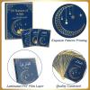 99 Names of Allah Flashcards Quran Verses Asma UI Husna Cards Eid Al Adha Learning Cards in Arabic and English Eid or Ramadan Gifts for Family Friends 5.73.1 Inches(Blue and Gold) view 4