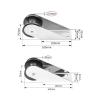 Ship Fittings Boat Bow Anchor Roller 316 Stainless Steel Anchor Rack Self Launching Bow Rollers Fixed Marine Yacht Docking 2.5mm/4mm Marine Hardware(2.5MM-1PCS) view 3