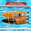 Aetheria Mini Remote Control Boat with Dual Motor & Dual Speed Modes, 1/43 RC Speed Boat Cruise for Lake River & Pool, Racing Sailboat for Adults 2024 Christmas - RTR Version view 3