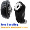2PCS 12 Volt RS550 40000 RPM High-Speed Motor Gearbox for Power Wheels Motor,Pair of 12V Motors Engine for Ride-On Replacement Parts,2 Free Coupler (Blck Coupler) view 4