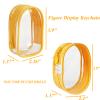 Clear Figure Display Bag with Keychain, Mystery Box Mini Figures Carrying Case Bag Pouch Keychain Charms for Collectibles view 2