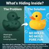 17.7" Giant Rubber Yellow Duck/Duckies, Kalafona No Hole Large Huge Giant Jumbo Duck Bath Toy No Bebe Noise Bathtub Toys Waterproof Without Hole For Baby Shower Birthday Party Favors Beach Summer Pool view 2