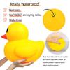 17.7" Giant Rubber Yellow Duck/Duckies, Kalafona No Hole Large Huge Giant Jumbo Duck Bath Toy No Bebe Noise Bathtub Toys Waterproof Without Hole For Baby Shower Birthday Party Favors Beach Summer Pool view 3