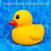 17.7" Giant Rubber Yellow Duck/Duckies, Kalafona No Hole Large Huge Giant Jumbo Duck Bath Toy No Bebe Noise Bathtub Toys Waterproof Without Hole For Baby Shower Birthday Party Favors Beach Summer Pool view 4
