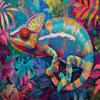 1000 Piece Wooden Puzzles - Forest Chameleon - Jigsaw Puzzles for Adults, Each Piece is Unique, Perfect Family Leisure Gift & Gifts - Puzzles Collectibles view 1