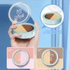Pretend Makeup Kit for Girls, 11 Pcs Kids Cosmetic Pretend Play Beauty Make Up Set, Not Real Eye Shadow Blush Palette Lipstick wit Hand Bag, Blue view 4