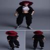 Lmzauet 1/12 Cowboy hat, Round hat, Gentleman hat.for 6 inch Female Action Figure Phicen TBLeague (Dull red) view 2