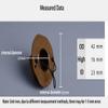 Lmzauet 1/12 Cowboy hat, Round hat, Gentleman hat.for 6 inch Female Action Figure Phicen TBLeague (Dull red) view 3
