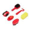 LeMieux Toy Pony Grooming Kit Ember - Includes Brushes, Curry Comb, Sponge, Tangle Tidy & Hoof Pick - Store in Mini Drawstring Grooming Bag - Suitable for Ages 3+ view 2