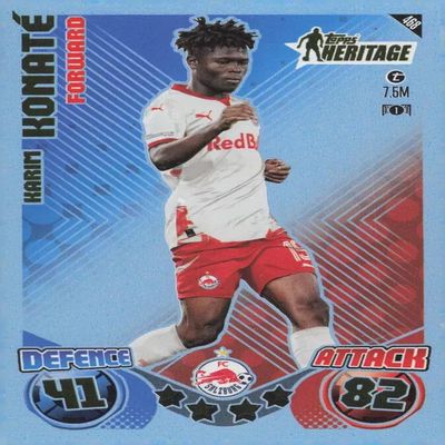 ToysCentral Basics Match Attax 2024 2025 Karim Konate Heritage Trading Card