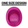 Carnavalife Felt Cup Hat Satin Hat Round Wizard with Satin Ribbon for Adults and Children (Fuchsia) view 4