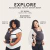 Baby Tula Explore Carriers - Breathable Baby Carrier Newborn to Toddler - Adjustable Toddler Carrier - Multiple Ergonomic Positions Front and Back - Ergonomic Fit for 7-45 lb - Mesh, Urbanista view 4