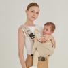 GOOSEKET 365 Toddler Carrier, 100% Cotton, Lightweight, Easy-to-USE, Portable, Suitable from 6-48 Months, Supports UP to 44LBS (Beige) view 2