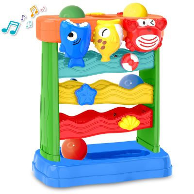 AuroTops Toys for 1 2 3 Years Old Boys & Girls, Toddler Musical Toy for 6-12-18-24 Months, Interactive Montessori Toys with Light & Sound,Christmas Birthday Gifts for Baby Age 1-2 Years Old