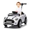 Voupou Kids Push Car,Ride On Car,Licensed MINI Cooper Toddler Push Car Toy with Adjustable Push Rod, Horn Music, Seat Belt,- Ideal Stroller Substitute for Kids 1-3 Years Old view 1