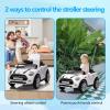 Voupou Kids Push Car,Ride On Car,Licensed MINI Cooper Toddler Push Car Toy with Adjustable Push Rod, Horn Music, Seat Belt,- Ideal Stroller Substitute for Kids 1-3 Years Old view 3
